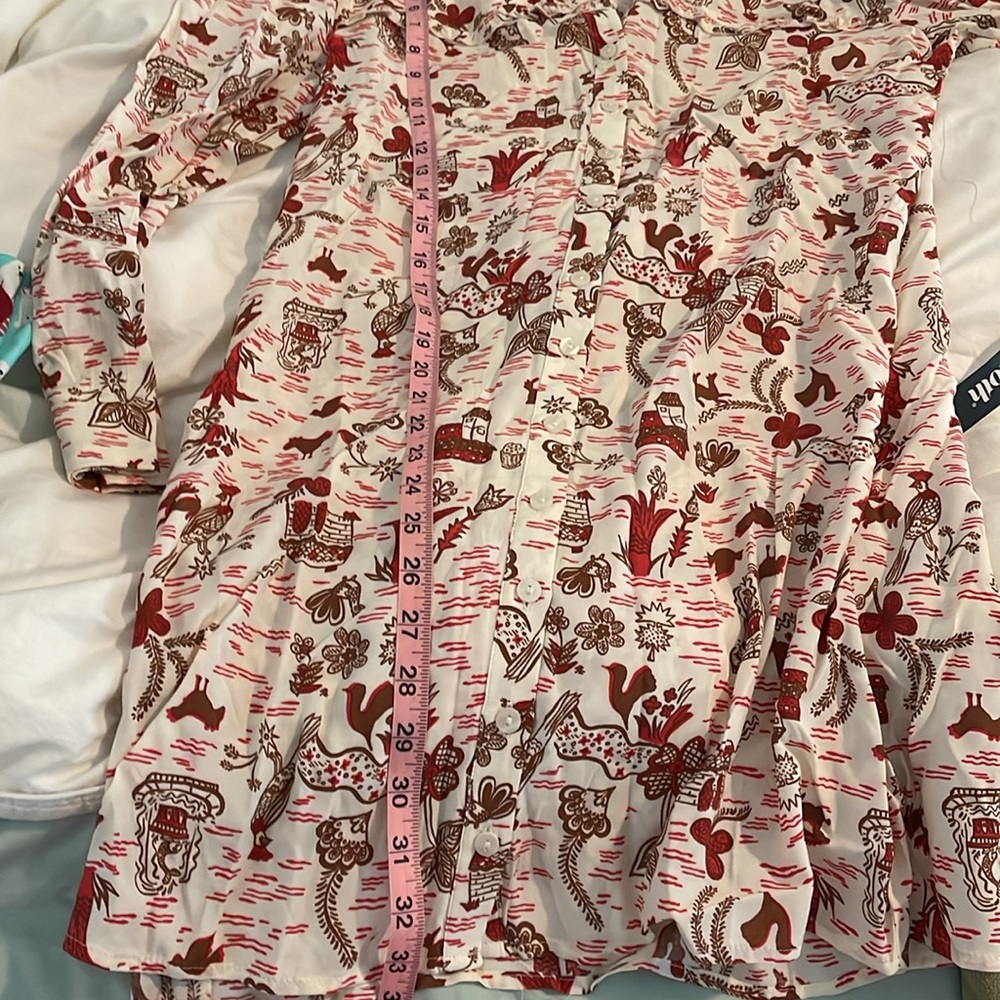 NWT Modcloth Western style shirt dress - Picture 11 of 11